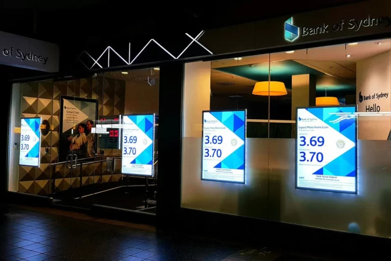 Real Estate LED Signage Shop LED Displays - VitrineMedia Australia About Us - Trade Show - Vitrine Media LED Displays - Banking Digital Displays