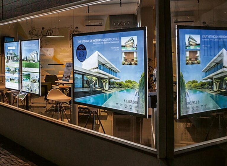 Digital Signage - LED Window Displays, Real Estate Displays, Retail Window Displays, Light Box Displays by Vitrine Media Australia