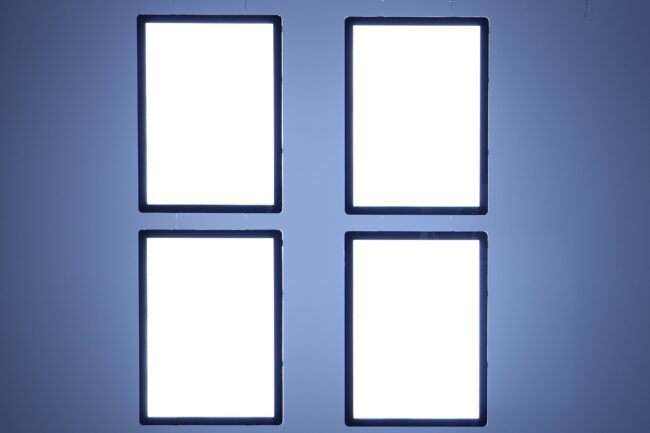 VitrineMedia LED Window Displays - 4xPortrait